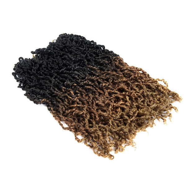 Passion Twist Crochet Hair 18 inch Caramel  Bronde - goldenrulehair