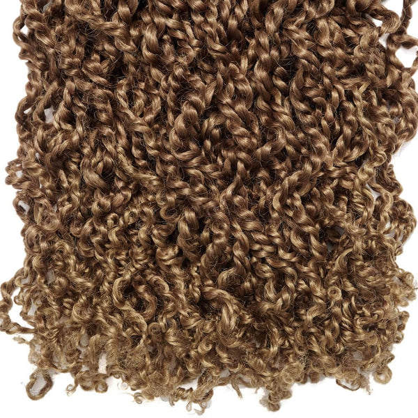 Passion Twist long Crochet Hair 30 inch Caramel  Bronde - goldenrulehair
