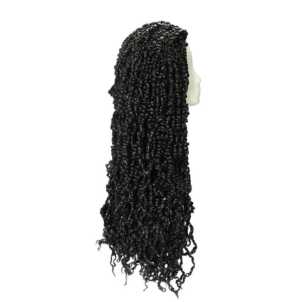 Passion Twist long Crochet Hair 30 inch Natural Black - goldenrulehair