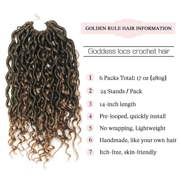 goddess locs crochet hair golden rule hair