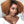 Load image into Gallery viewer, Clip in Human Hair Extensions Kinky Curly Brown - goldenrulehair

