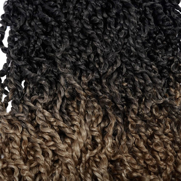Passion Twist Crochet Hair Ombre Blonde 18 inch - goldenrulehair