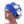 Load image into Gallery viewer, Satin bonnet Sleep Cap Blue color
