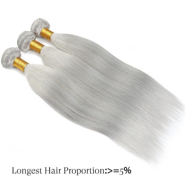  human hair bundles grey golden rule hair